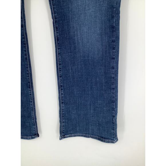 Levis Womens 14 Blue Dark Wash Classic Bootcut Jeans Mid Rise Vintage 90s G30-18 - Picture 3 of 8